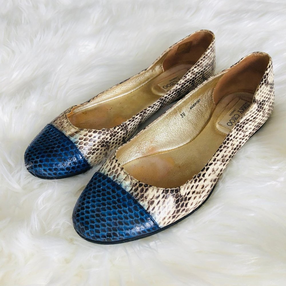 Jimmy Choo Ballet Flat Sandals | Size 38